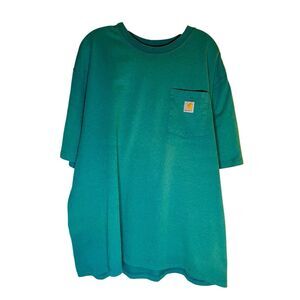 Carhartt Men’s Size 2XL Loose Fit Short-Sleeve Pocket T-Shirt Green